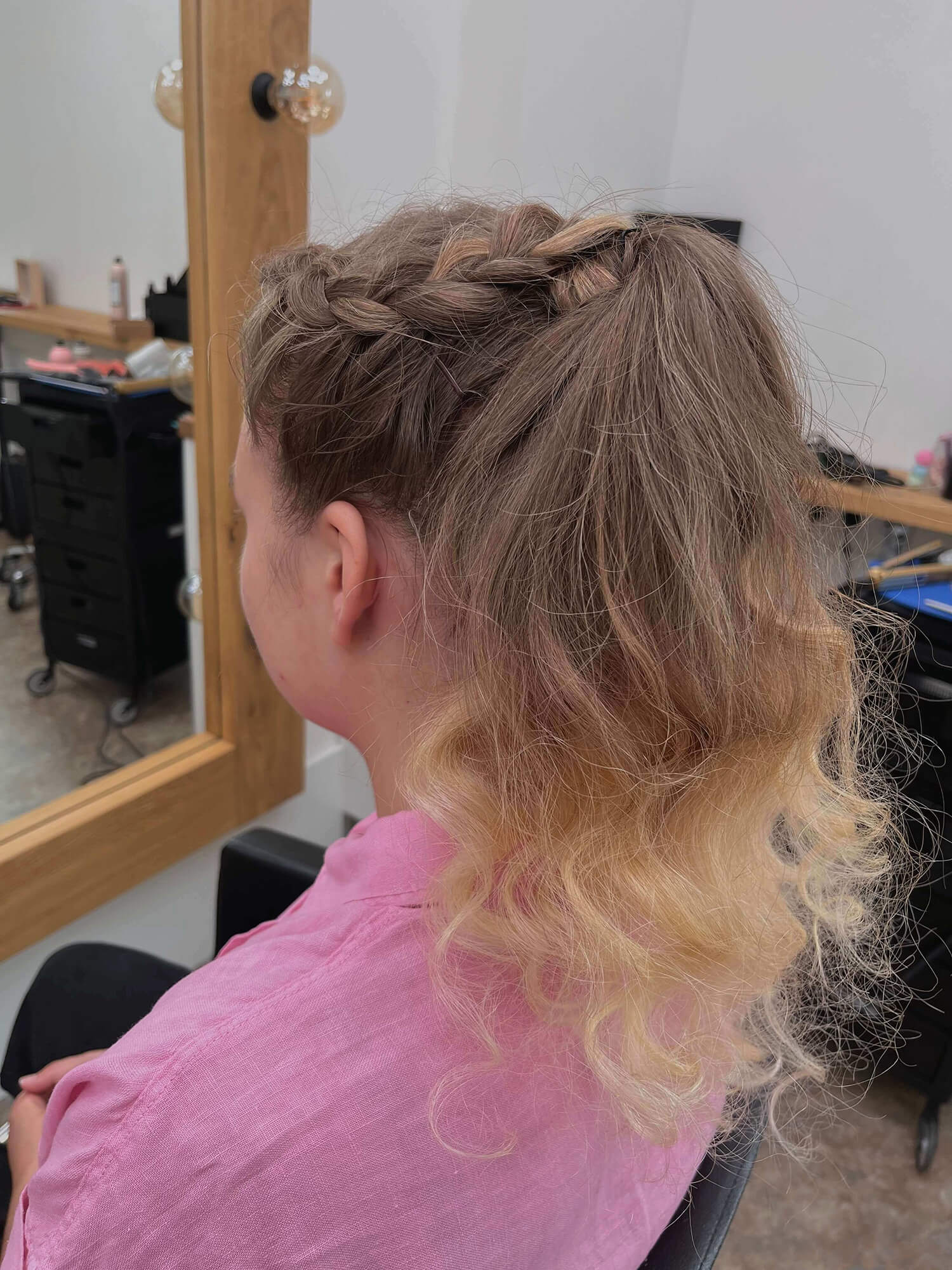 A beautiful dark hair.